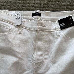 Express Men's Straight White Jeans